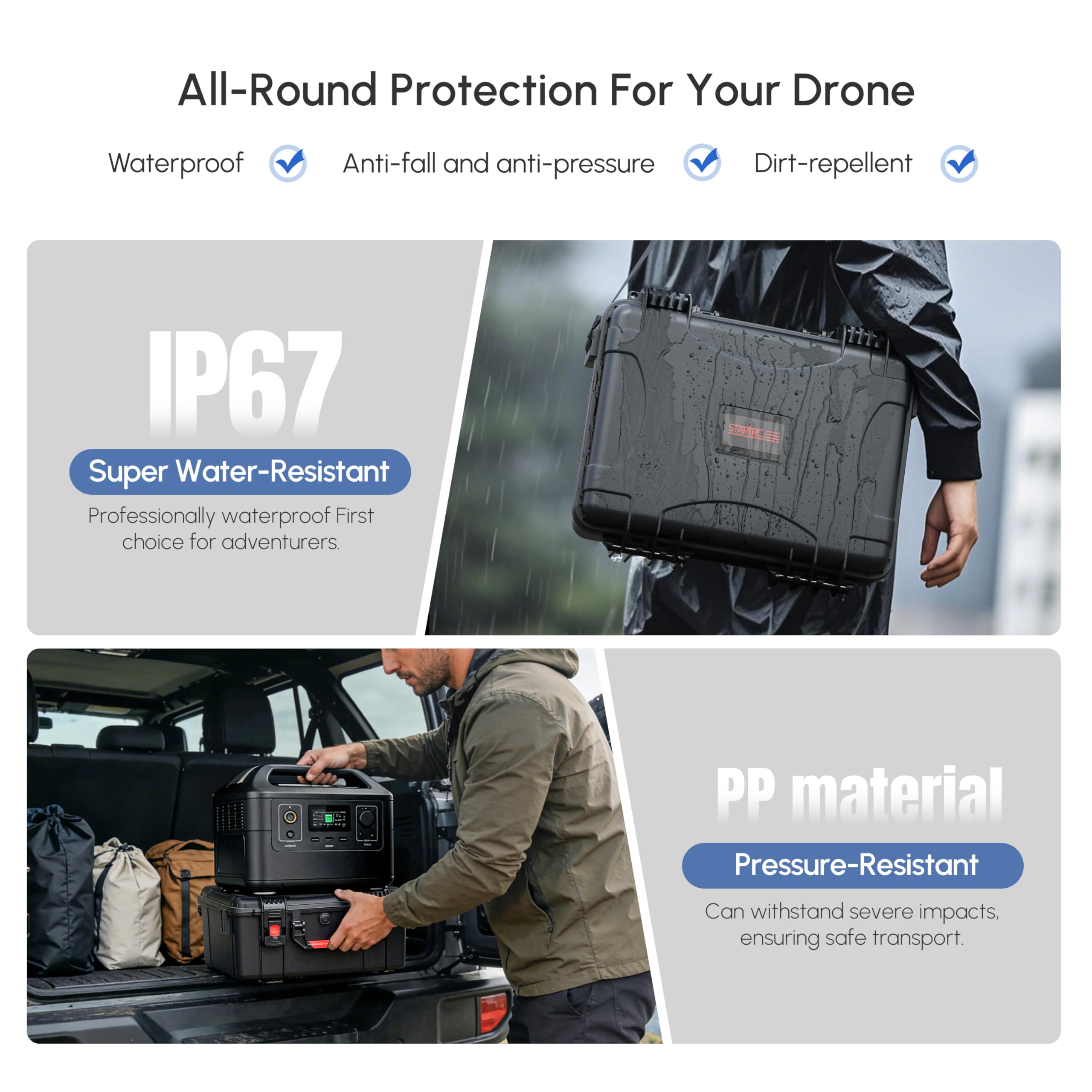 Waterproof Hard Case for DJI A - Drone Goggles Dji recension och pris