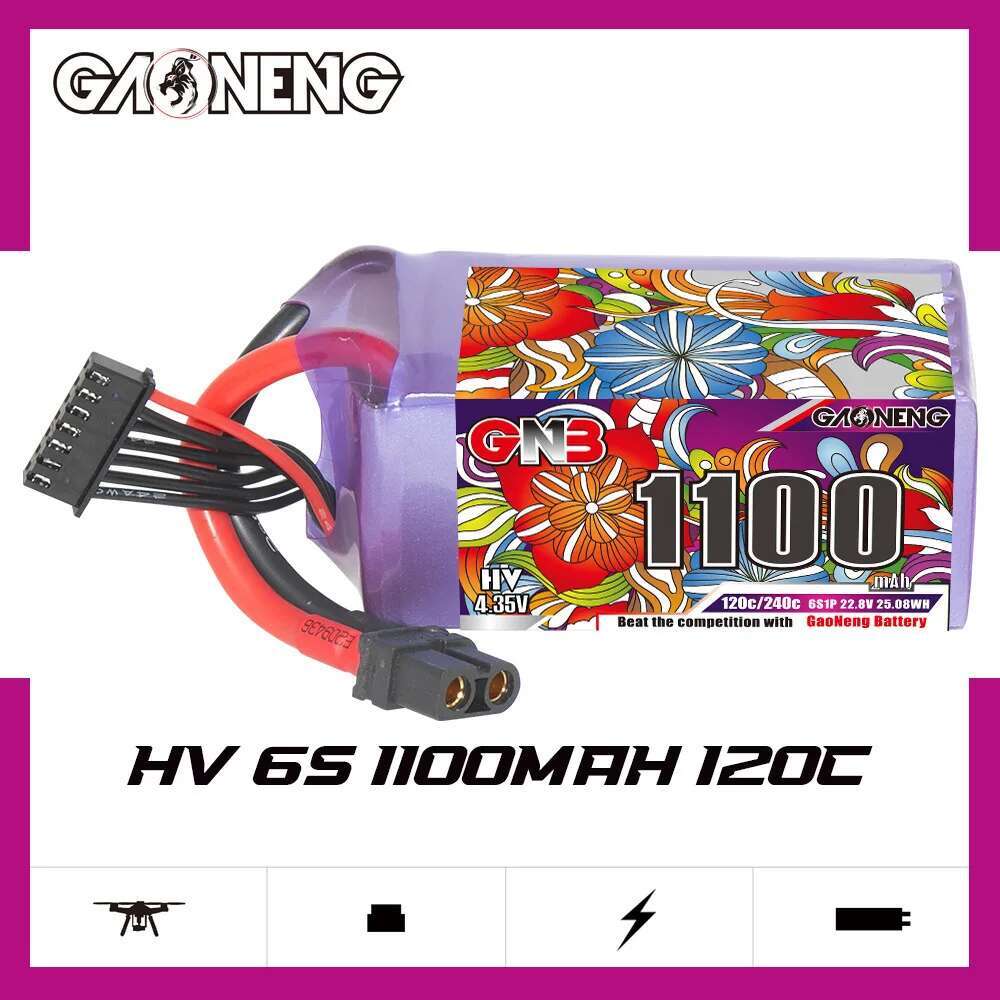 2Pcs GNB 6S Lipo Battery 22.8V - Lipo Battery 6S recension och pris