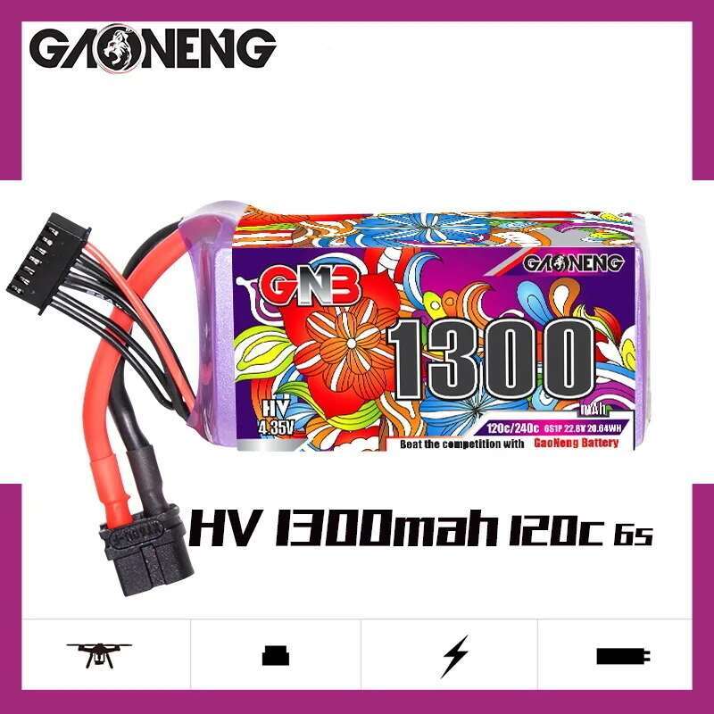 2Pcs GNB 6S Lipo Battery 22.8V - Lipo Battery 6S recension och pris