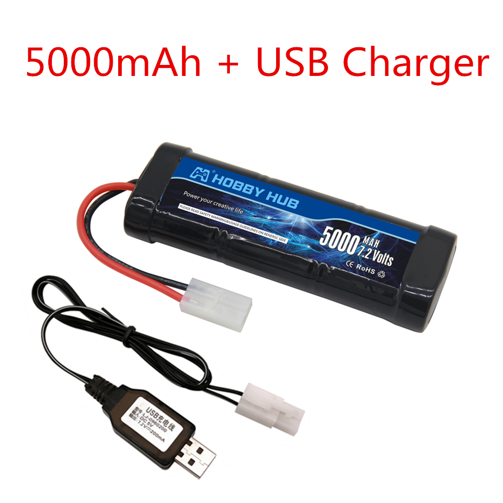 7.2V 5000mAh Ni-MH Battery Pac - Balance Charger Rc recension och pris