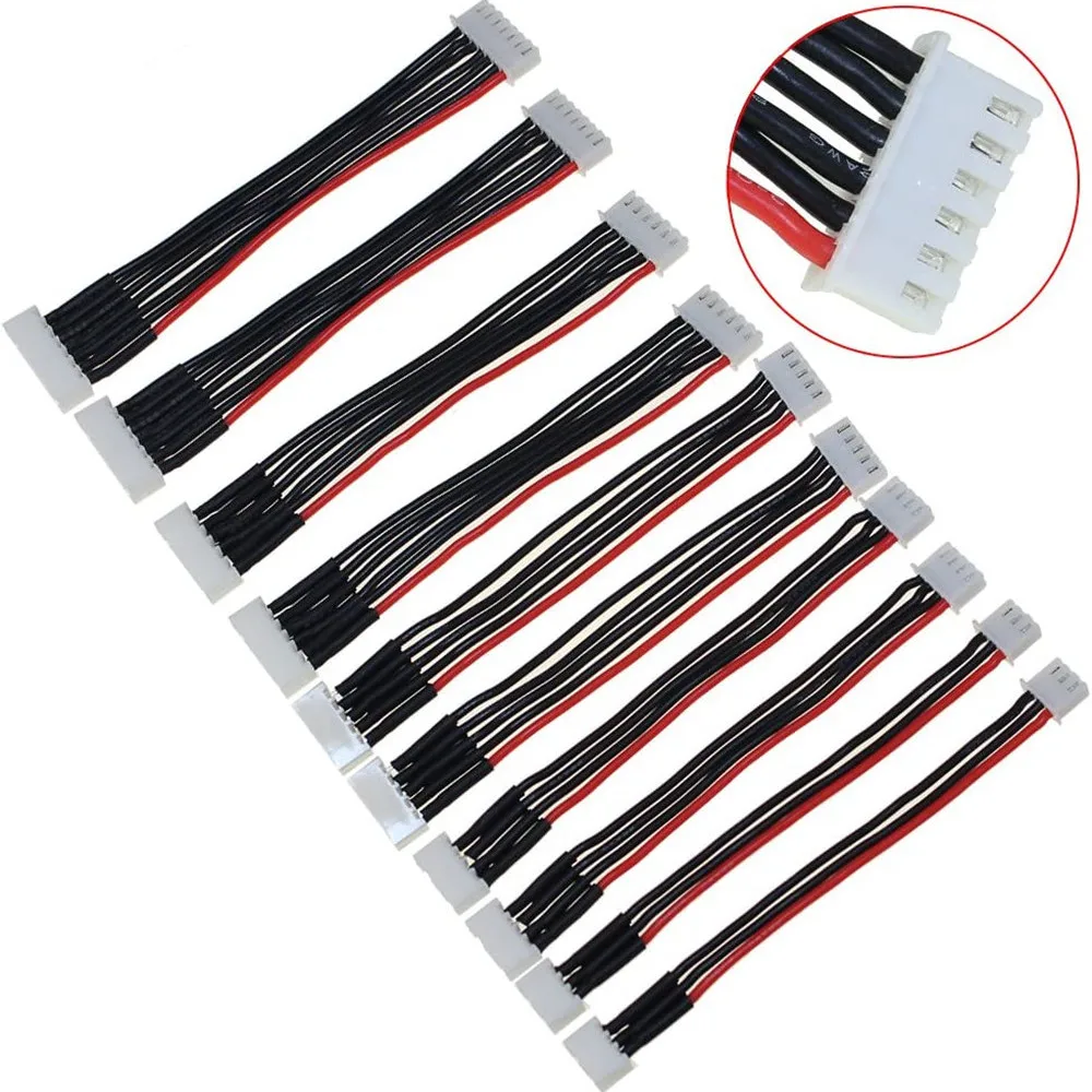 2pcs/lot JST-XH 1S 2S 3S 4S 5S - Lipo Battery 6S recension och pris