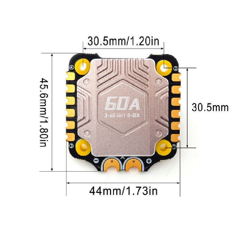 Stack BLS 60A F405 V4 Flight C - Betaflight Fc recension och pris
