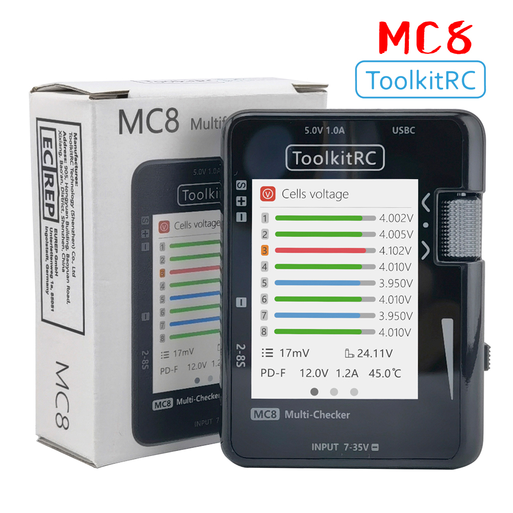 ToolkitRC MC8 SC100 Mini Size  - Smoke Stopper recension och pris