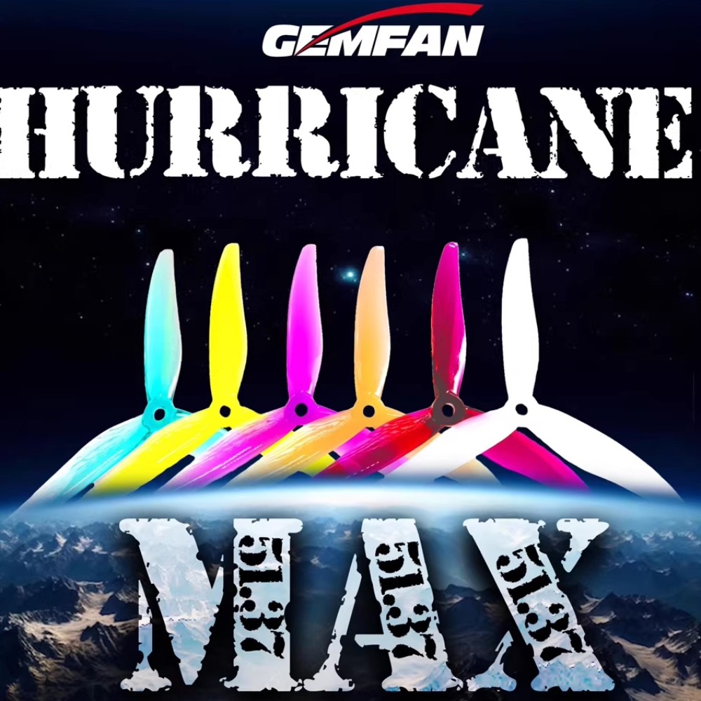 2Pairs Gemfan Hurricane 51377  - Drone Propeller recension och pris
