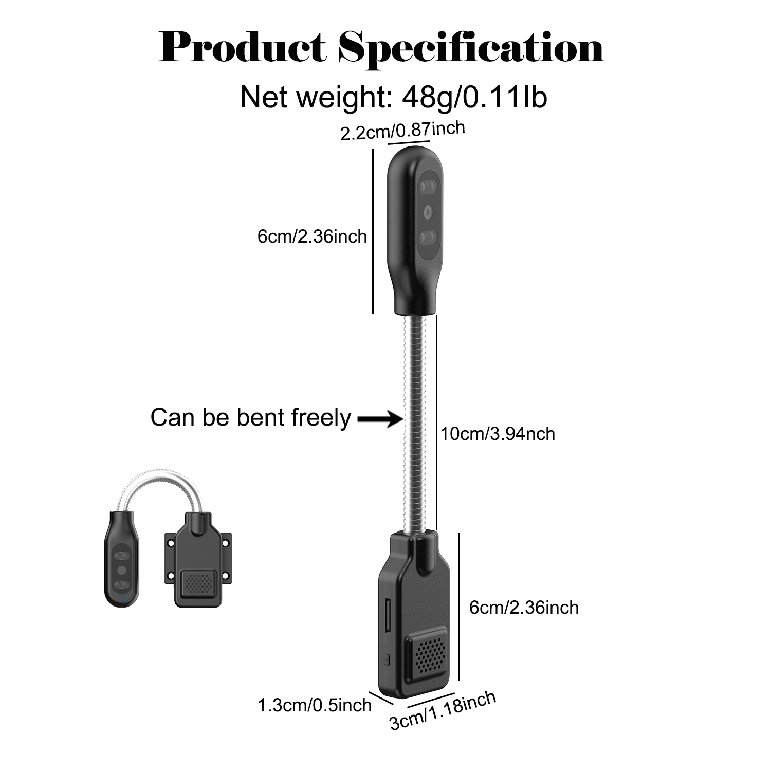 Flexible Gooseneck Baby Pet Mo - Hd Zero Camera recension och pris
