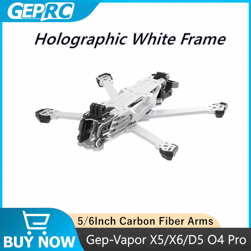 GEPRC GEP-Vapor X5 D5 X6 O4 Pr - Carbon Fiber Drone Frame recension och pris