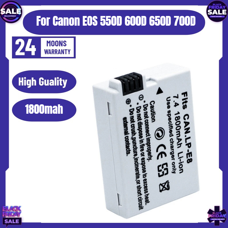 New LP-E8 Camera Battery for C - Drone recension och pris