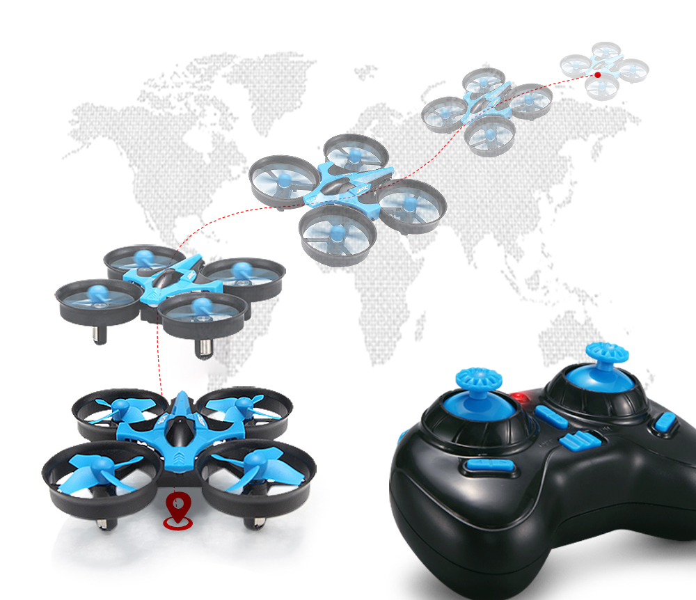 JJRC H36 Mini Rc Drone 4ch 6-A - Brushed Drone Motor recension och pris