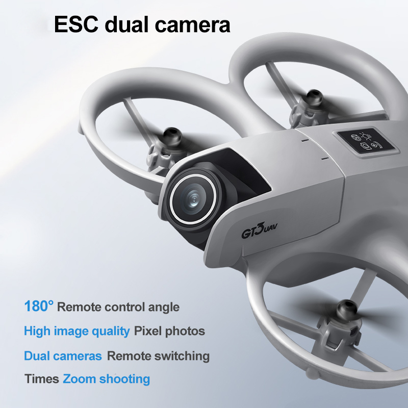 2026 GT3 MAX RC Drone 8K 5G Pr - Brushed Drone Motor recension och pris