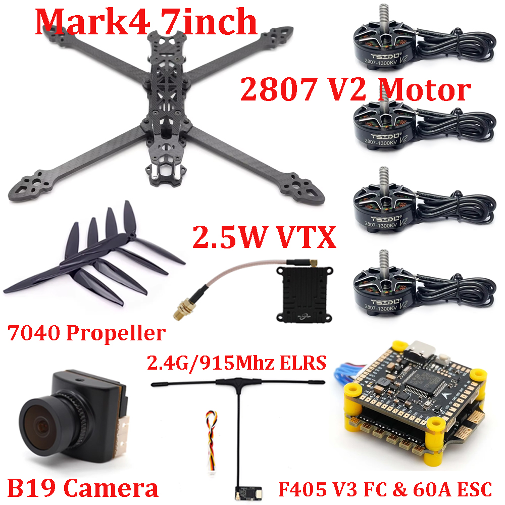 Mark4 7inch Frame Kit F405 V3  - F405 Flight Controller recension och pris