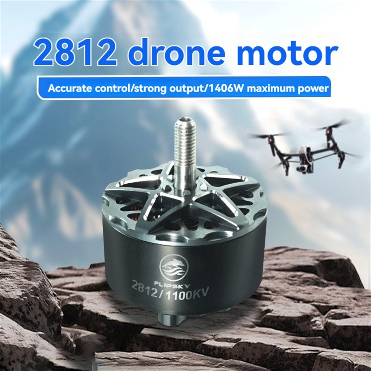 【Motor Parts】 2812 1100KV Brus - Drone recension och pris