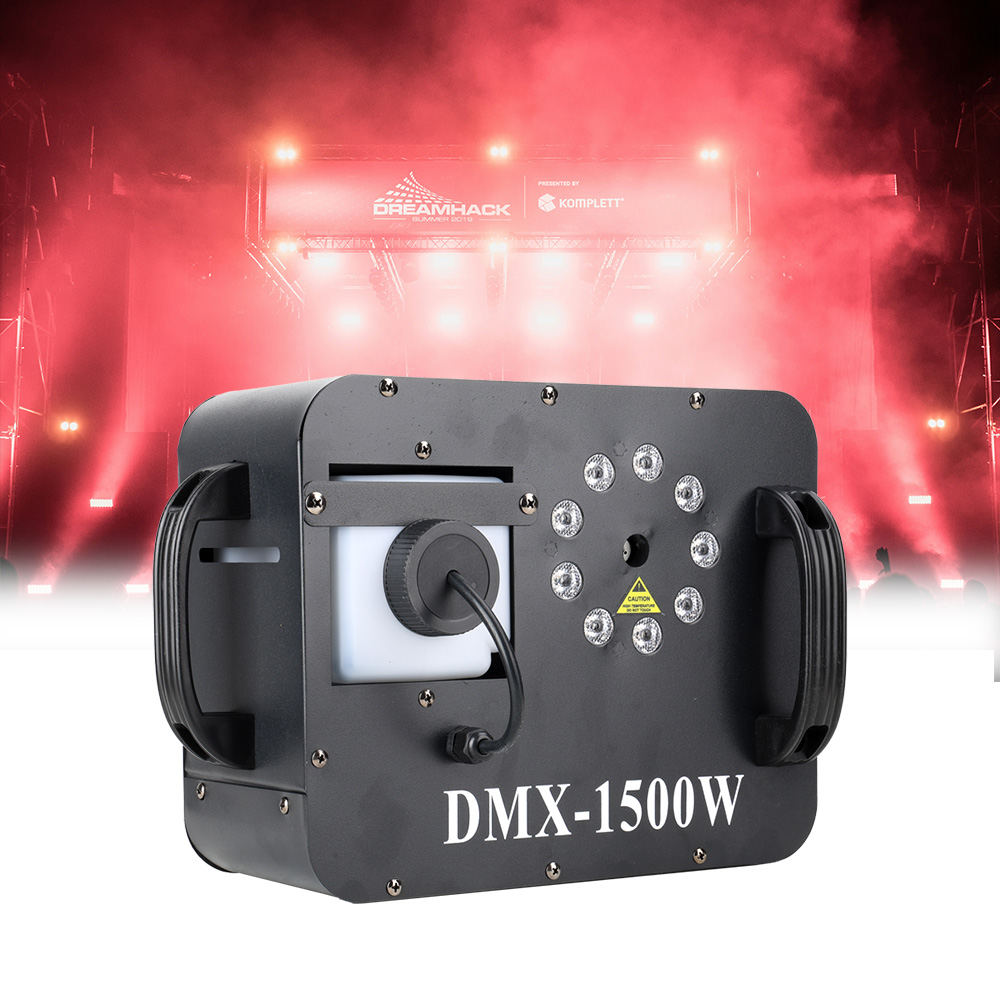 1500W Fog Smoke Machine RGB 9X - Smoke Stopper recension och pris